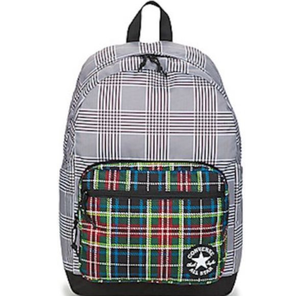 Converse Handbags - 💖MEGA SALE💖Converse 10019901-A01 Go 2 Patterned Check Backpack Black White